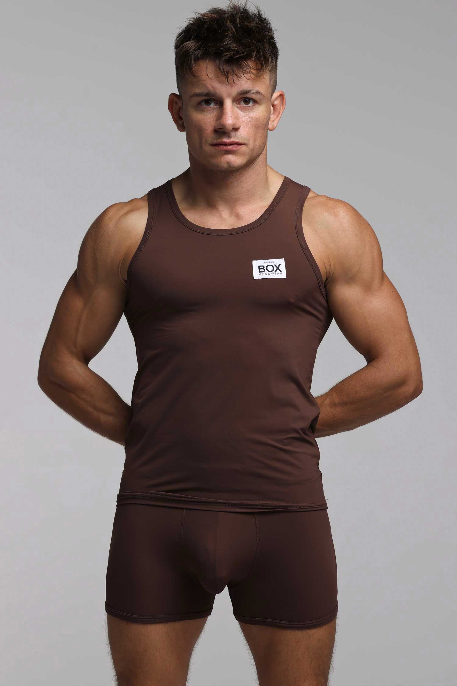 Tonal Boxer + Vest Set - Shade #4